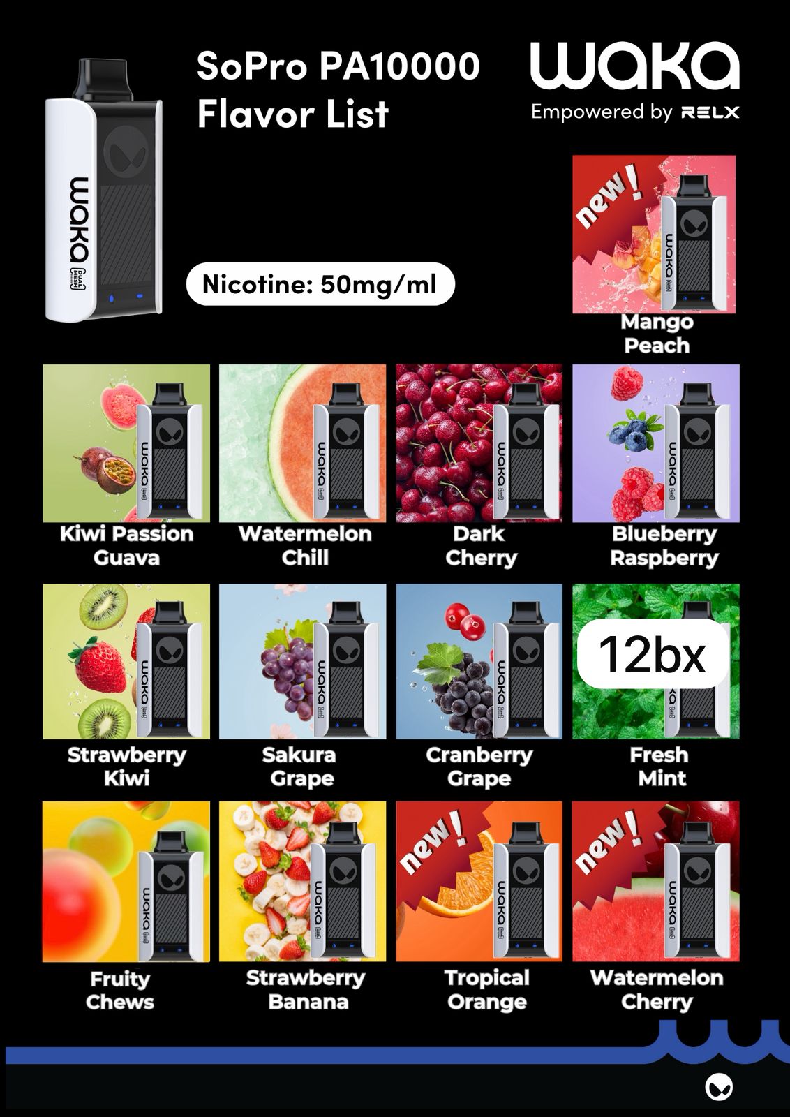 WAKA Sopro 10000 Puffs 50mg Disposable Vape 1 WAKA Sopro